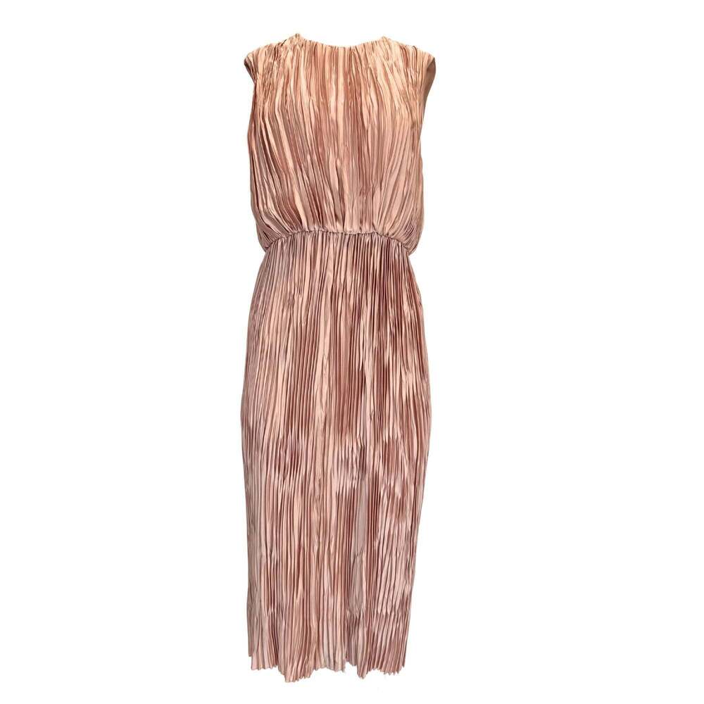 Gucci - Plissé Poly Satin Midi Dress - IT 44